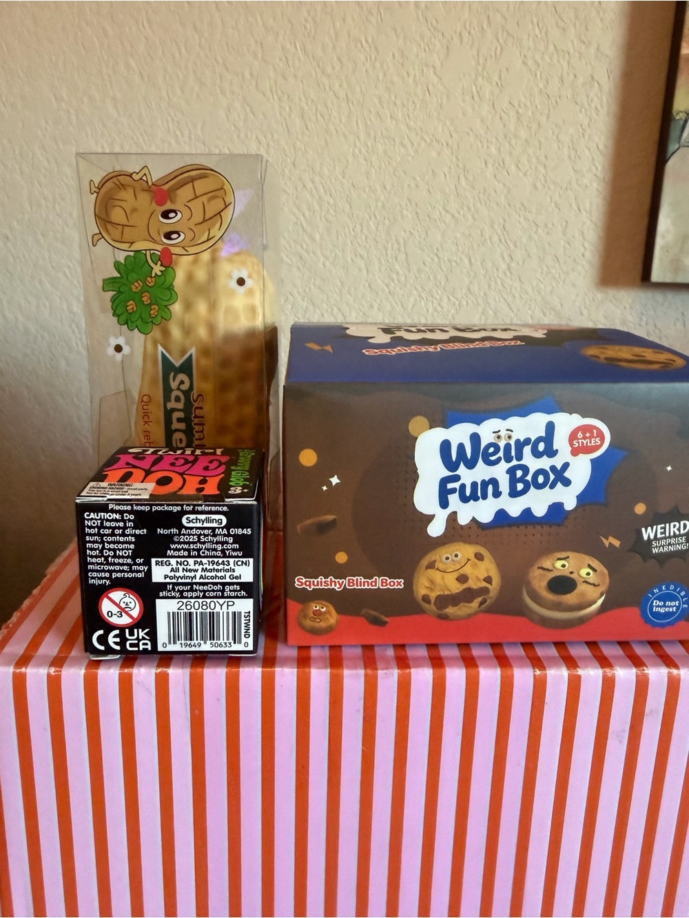 🍪💙COOKIE “WEIRD FUN BOX”, 🥜CRUNCHY PEANUT & NEEDOH “TEENIE TWIRL GROOVY GLOB!!🌟